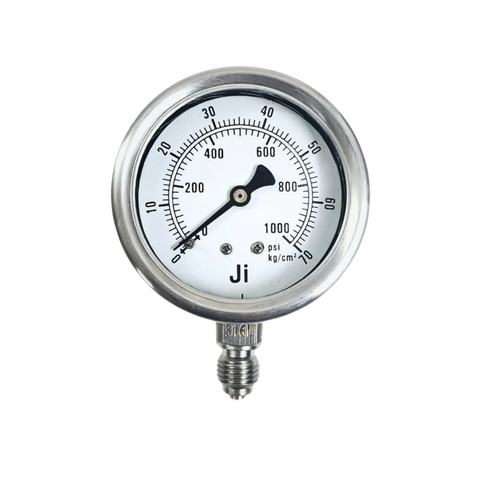 PRESSURE GAUGE BOTTOM FITTING 1/4" BSP (0-70 KGF/CM²) 2.5" DIAL